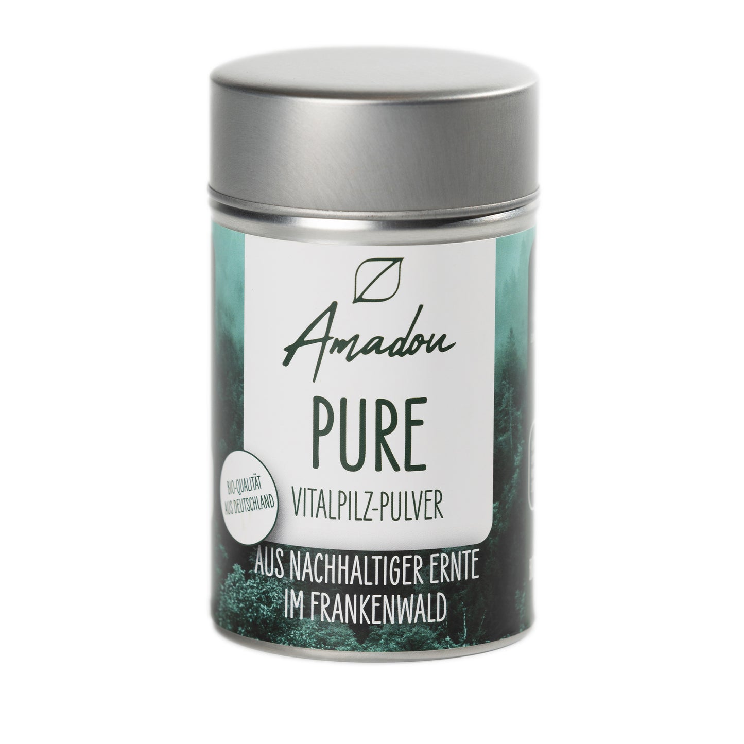 Amadou PURE Bio Zunderschwamm Pulver Dose mit 42% Beta-Glucanen